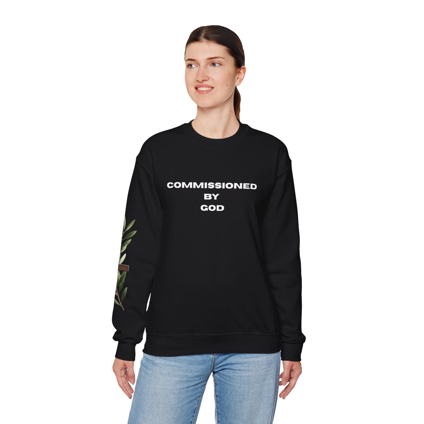 Commissioned By God- Unisex Heavy Blend™ Crewneck Sweatshirt