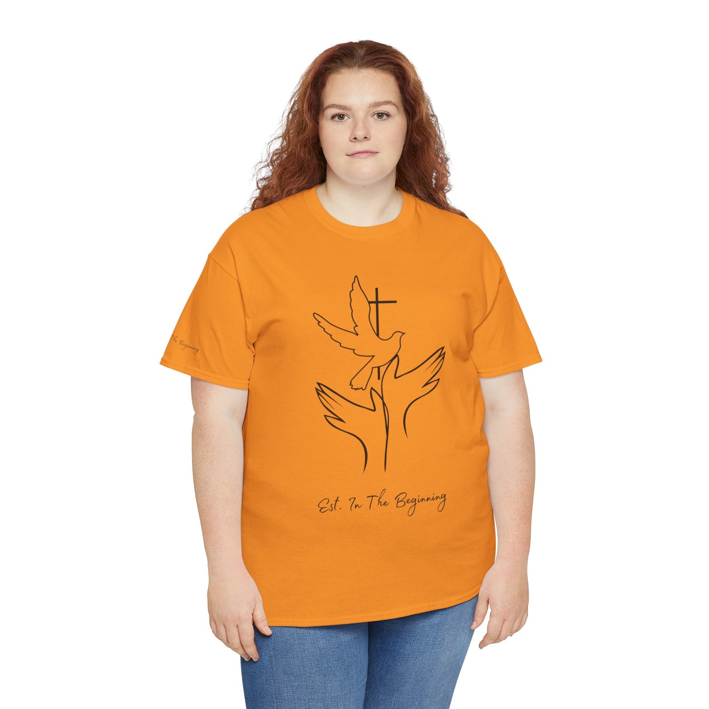 In The Beginning- Unisex Heavy Cotton Tee