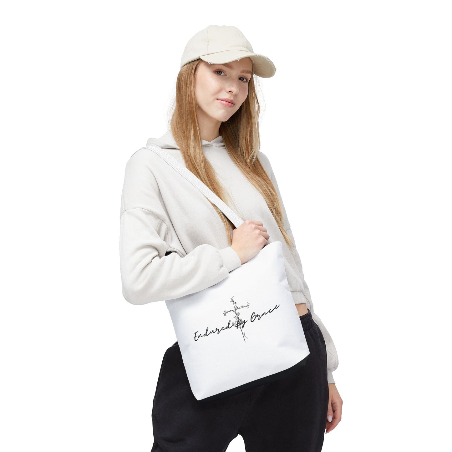 Carried By Grace- Tote Bag
