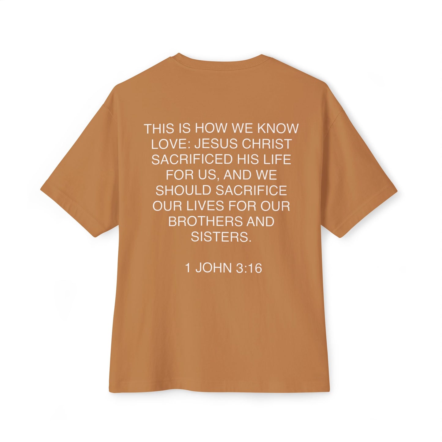 Love Is Jesus- Unisex Oversized Boxy Tee