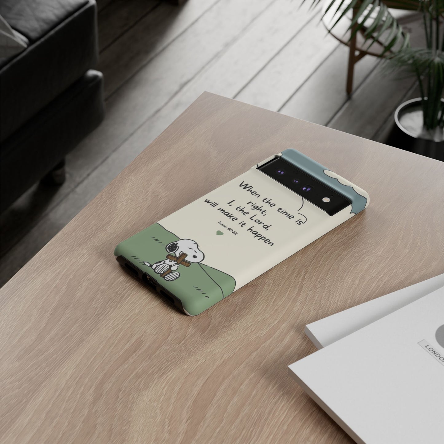 When The Time Is Right- Snoopy Tough Case