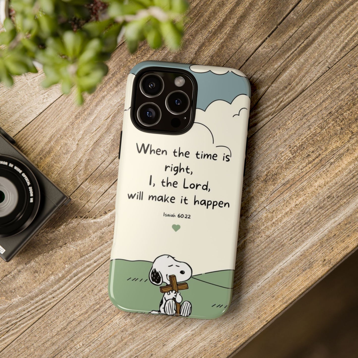 When The Time Is Right- Snoopy Tough Case
