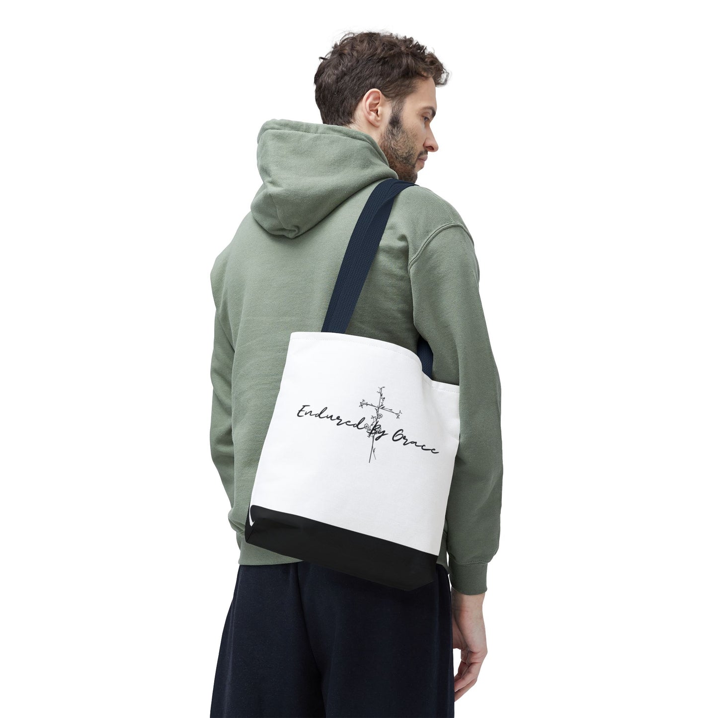 Carried By Grace- Tote Bag