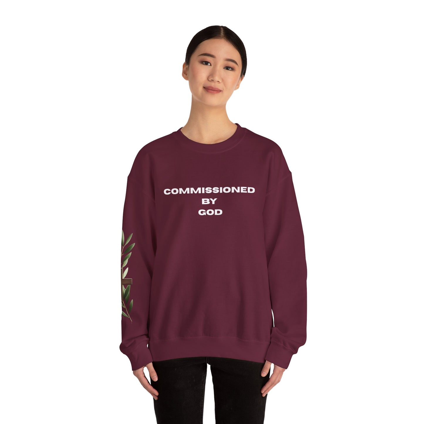 Commissioned By God- Unisex Heavy Blend™ Crewneck Sweatshirt