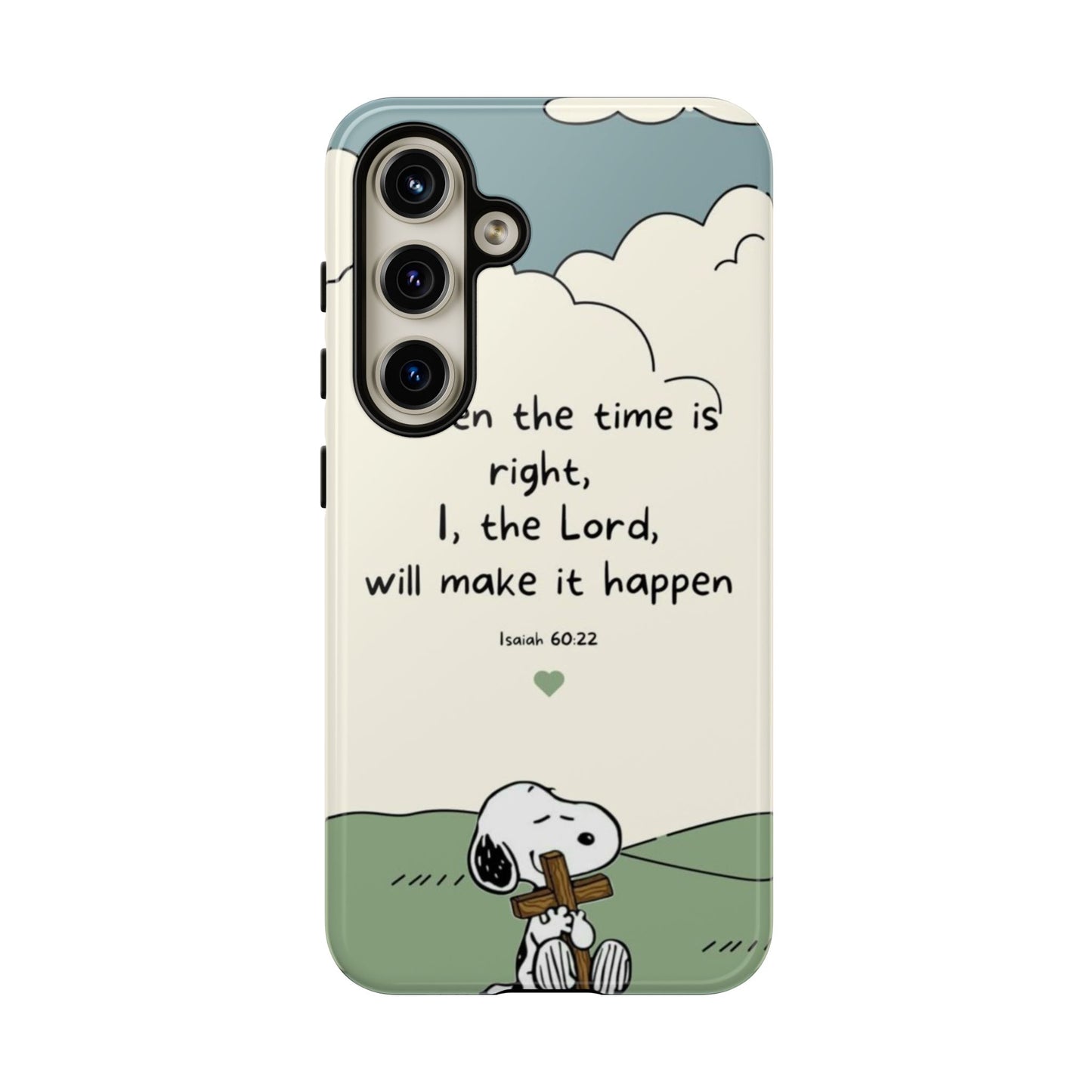 When The Time Is Right- Snoopy Tough Case