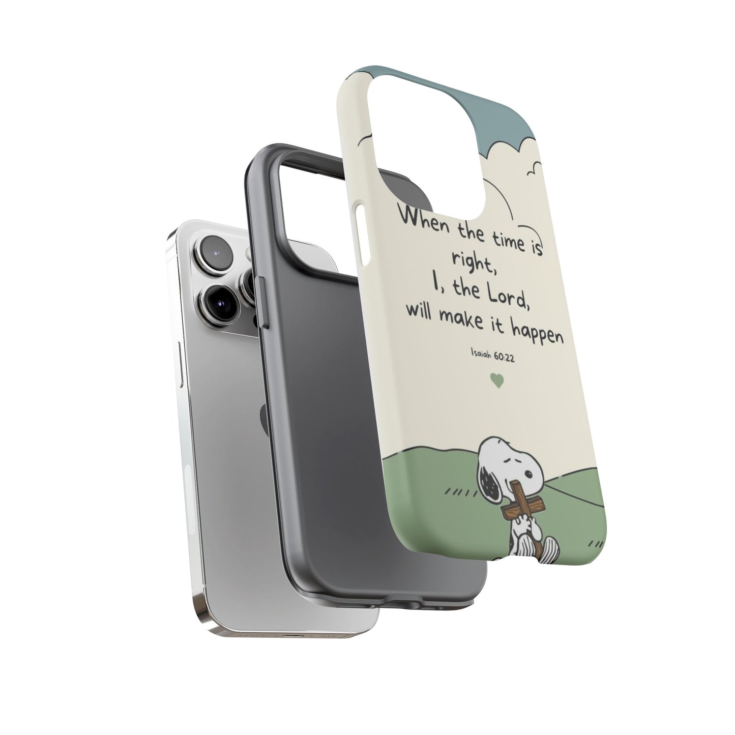 When The Time Is Right- Snoopy Tough Case