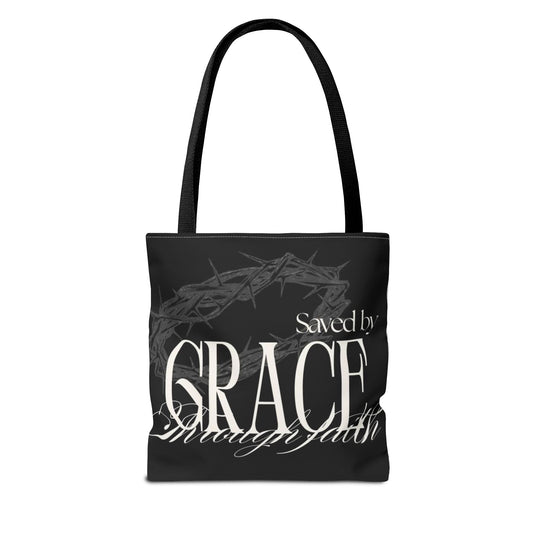 Carried By Grace- Tote Bag