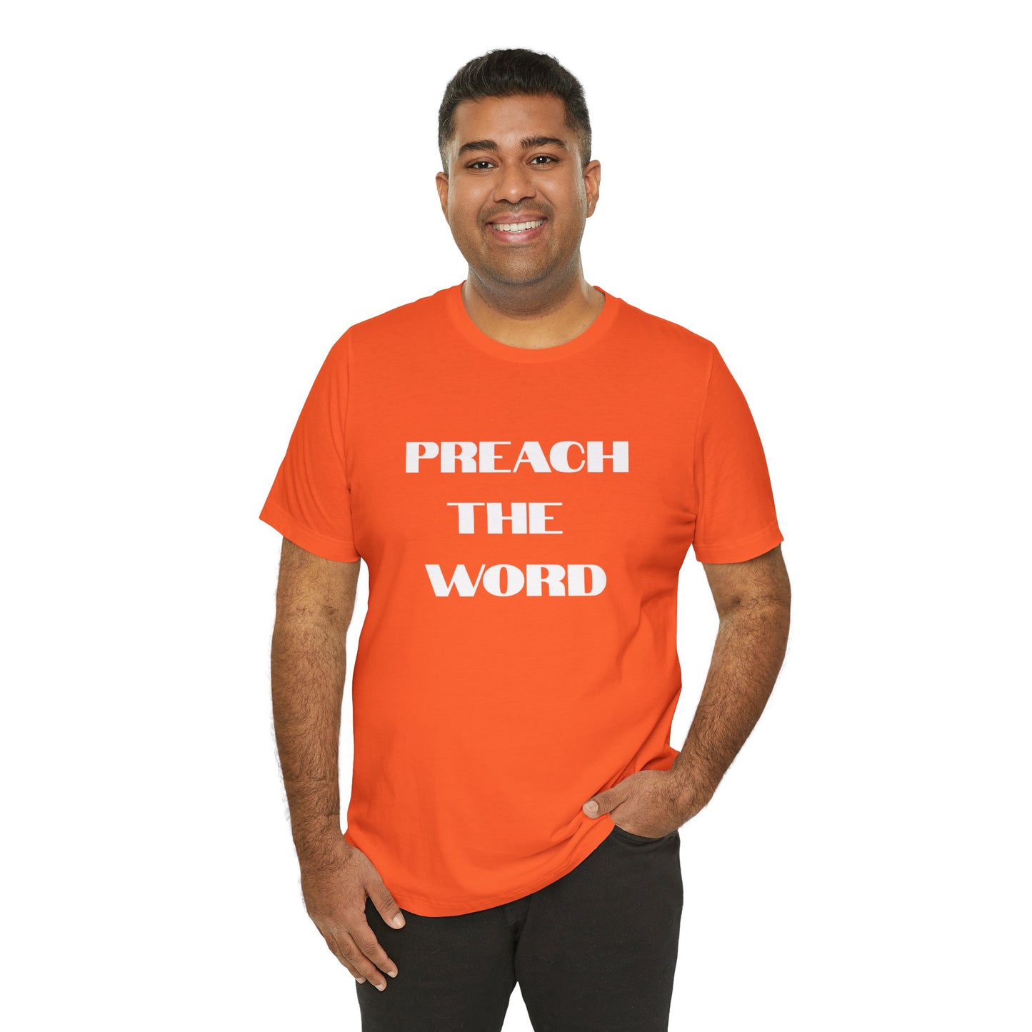 Preach The Hoodie- Unisex Jersey Short Sleeve Tee