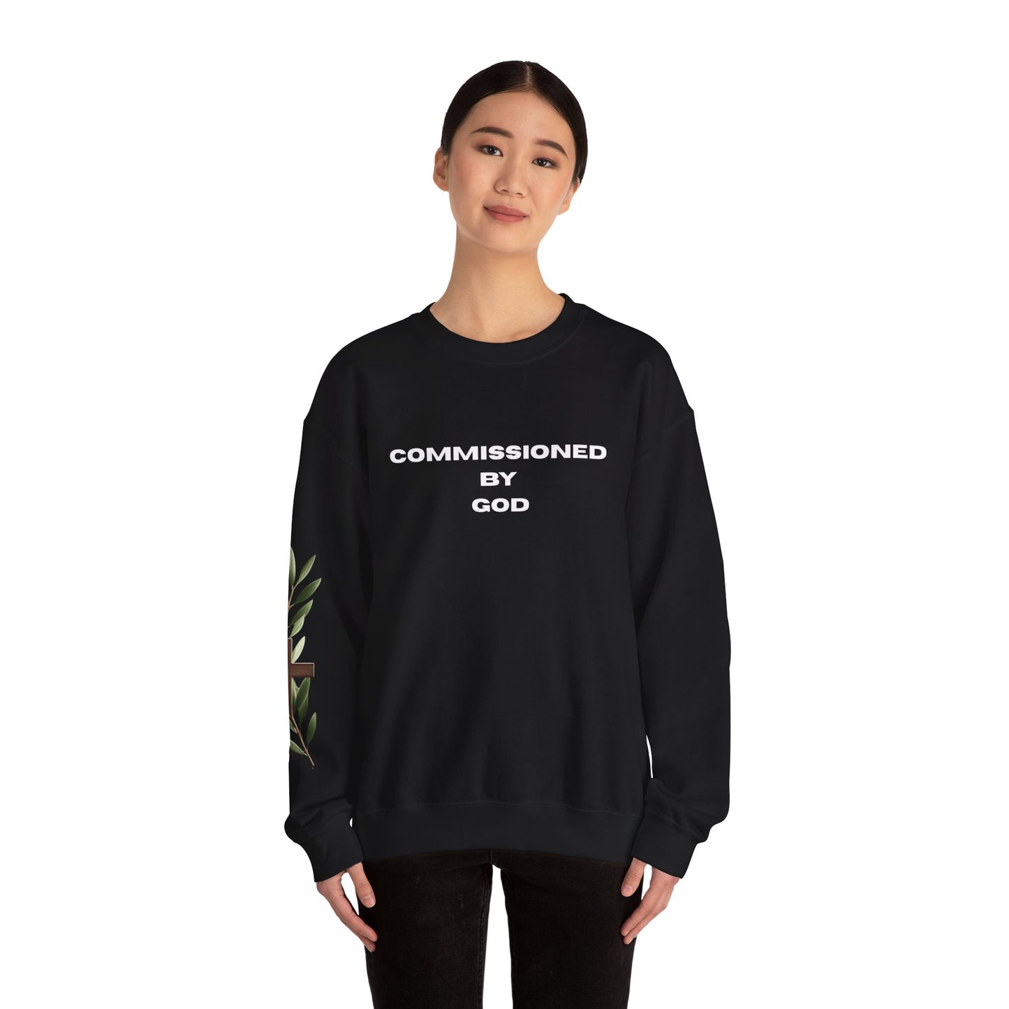 Commissioned By God- Unisex Heavy Blend™ Crewneck Sweatshirt