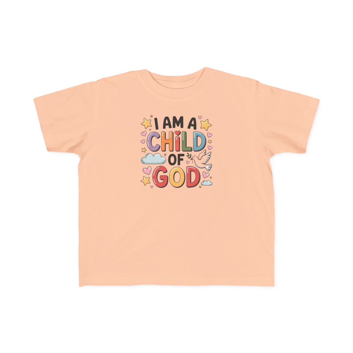 I am a child of God- Toddler's Fine Jersey Tee
