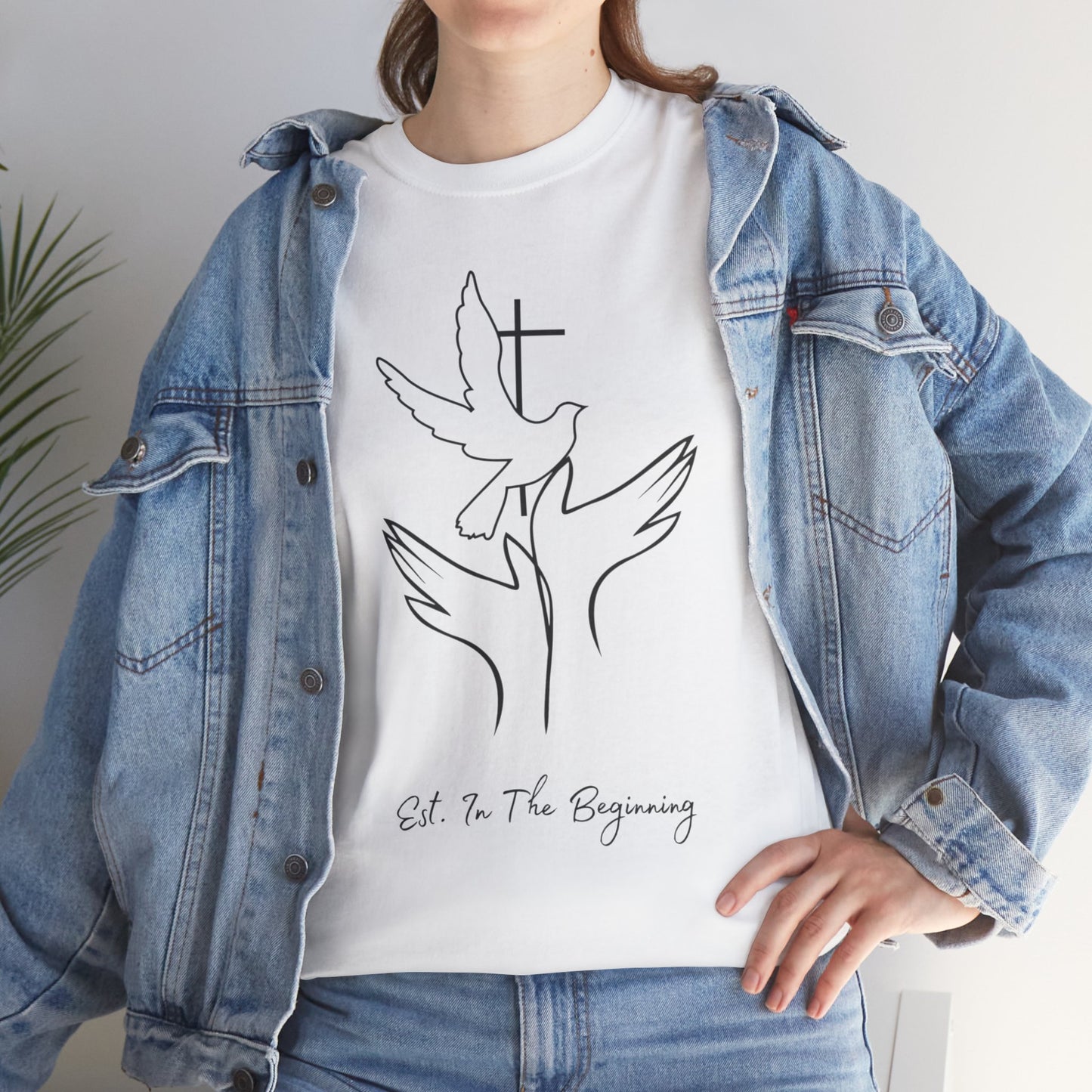 In The Beginning- Unisex Heavy Cotton Tee