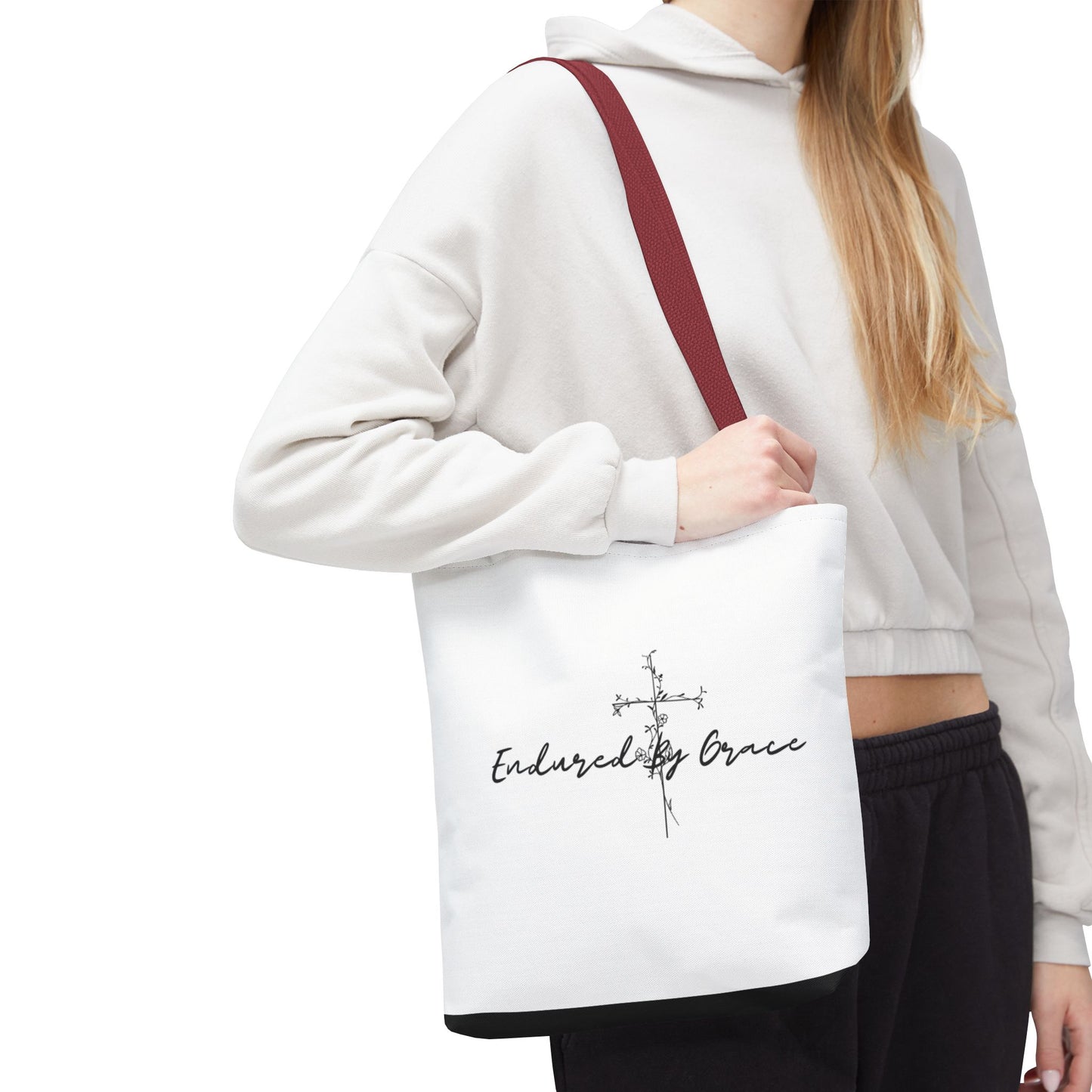 Carried By Grace- Tote Bag