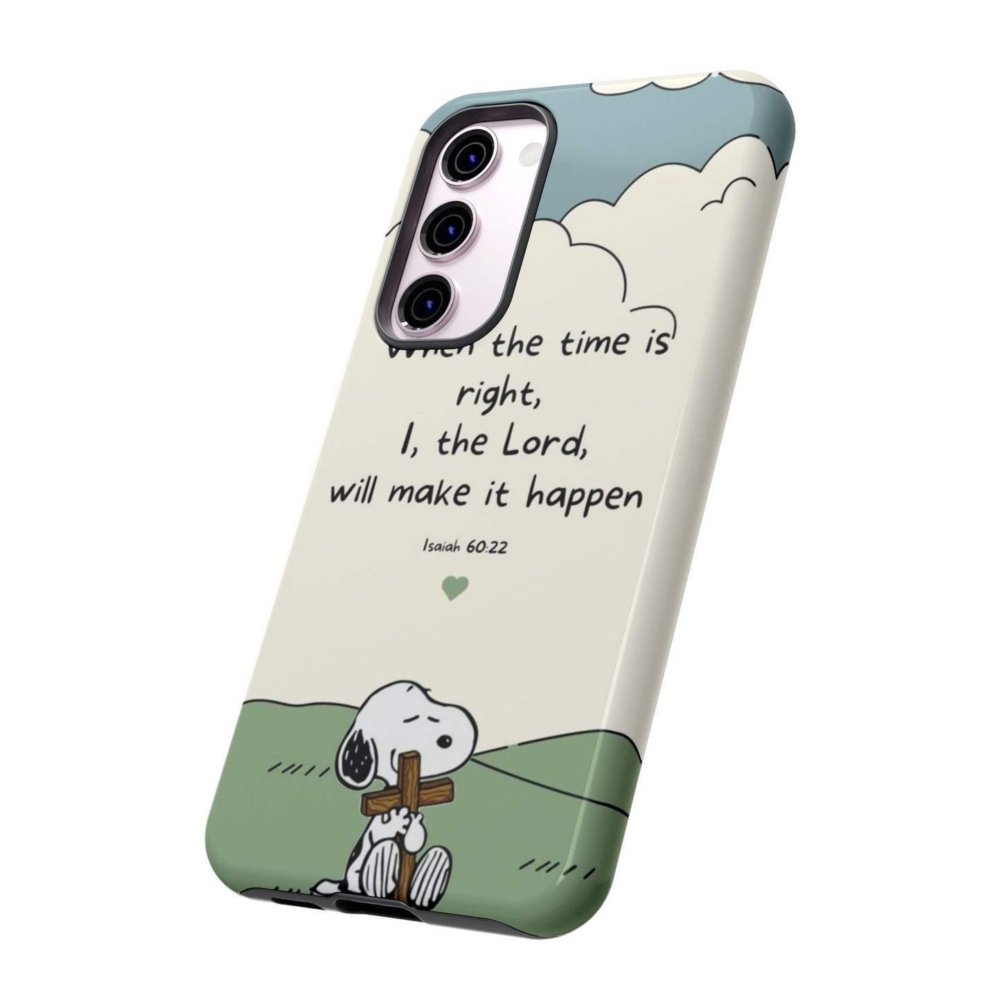 When The Time Is Right- Snoopy Tough Case