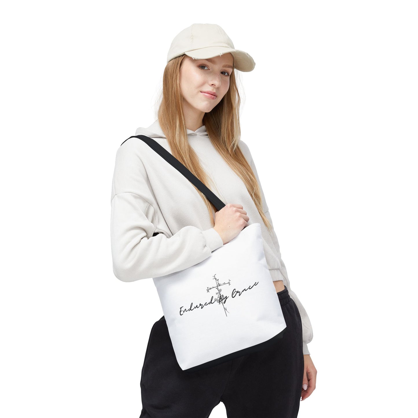 Carried By Grace- Tote Bag