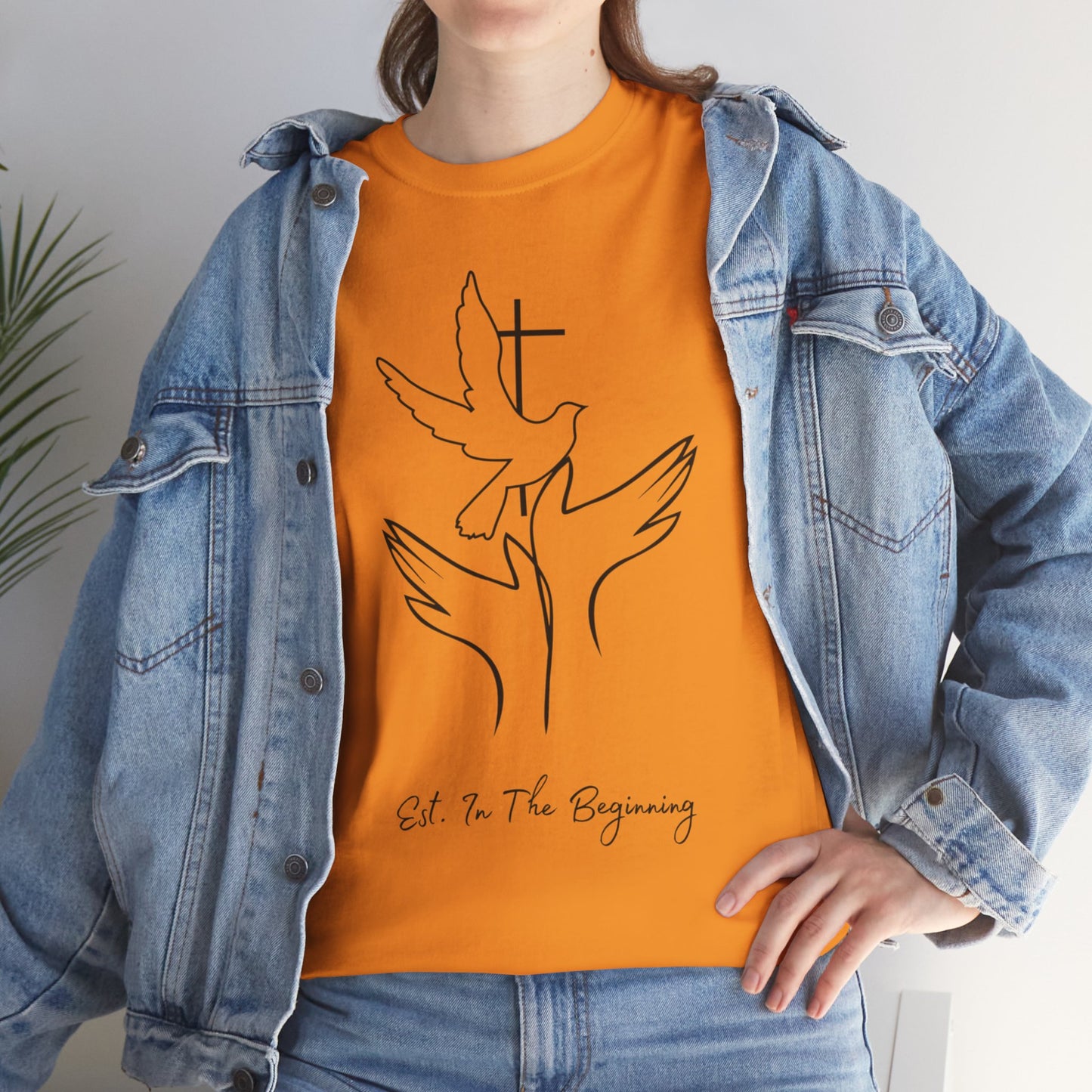 In The Beginning- Unisex Heavy Cotton Tee