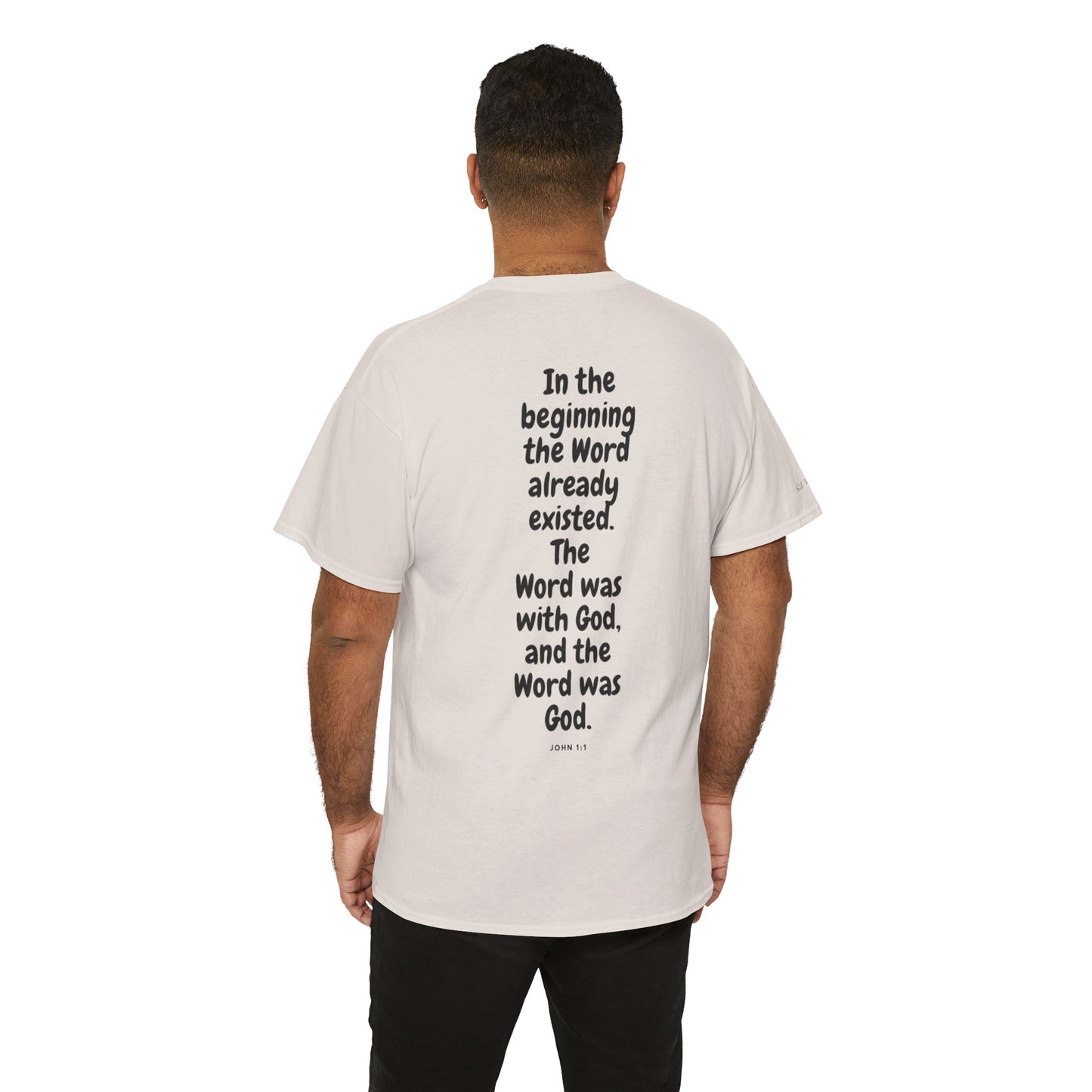 In The Beginning- Unisex Heavy Cotton Tee