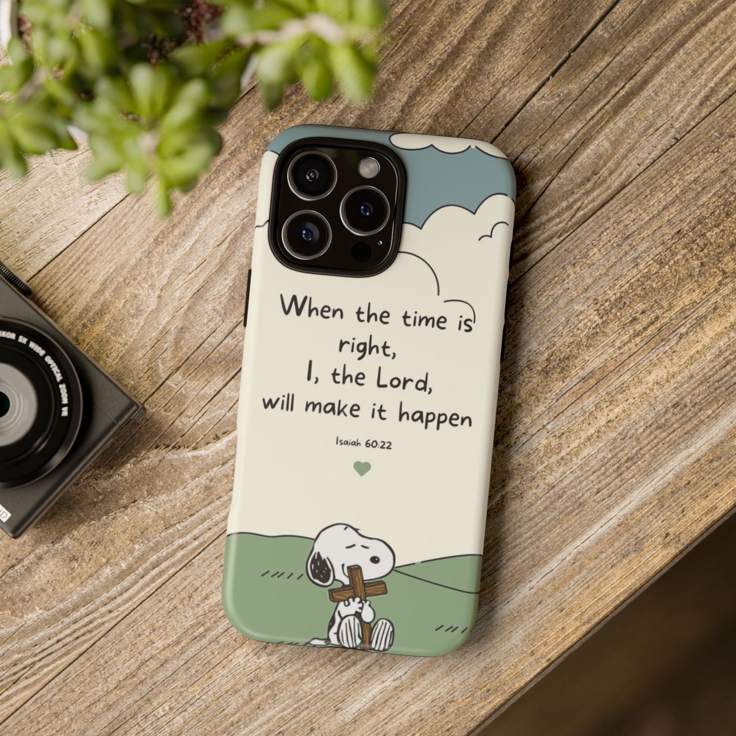 When The Time Is Right- Snoopy Tough Case