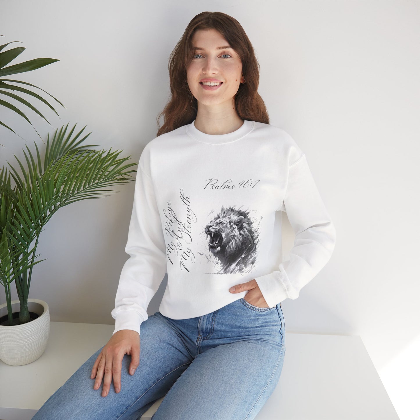 Protector- Unisex Heavy Blend™ Crewneck Sweatshirt