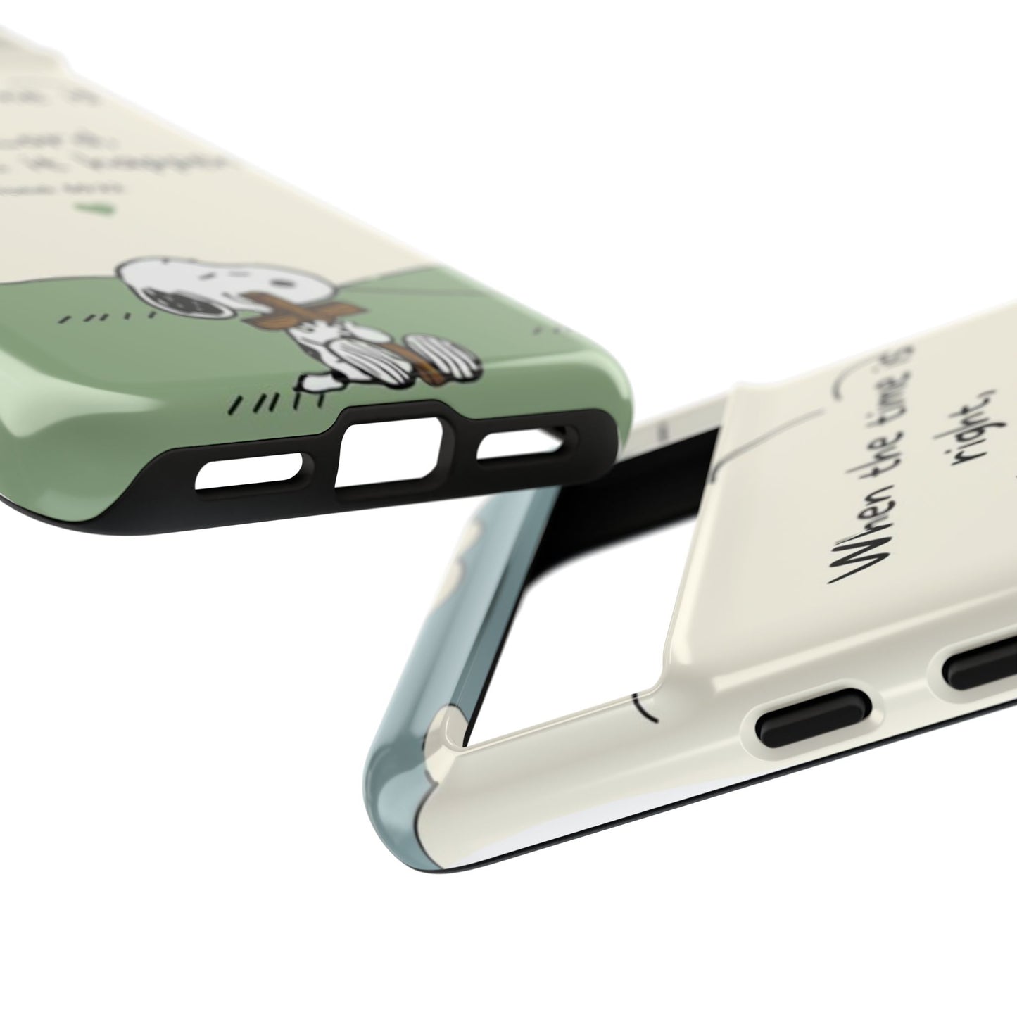 When The Time Is Right- Snoopy Tough Case