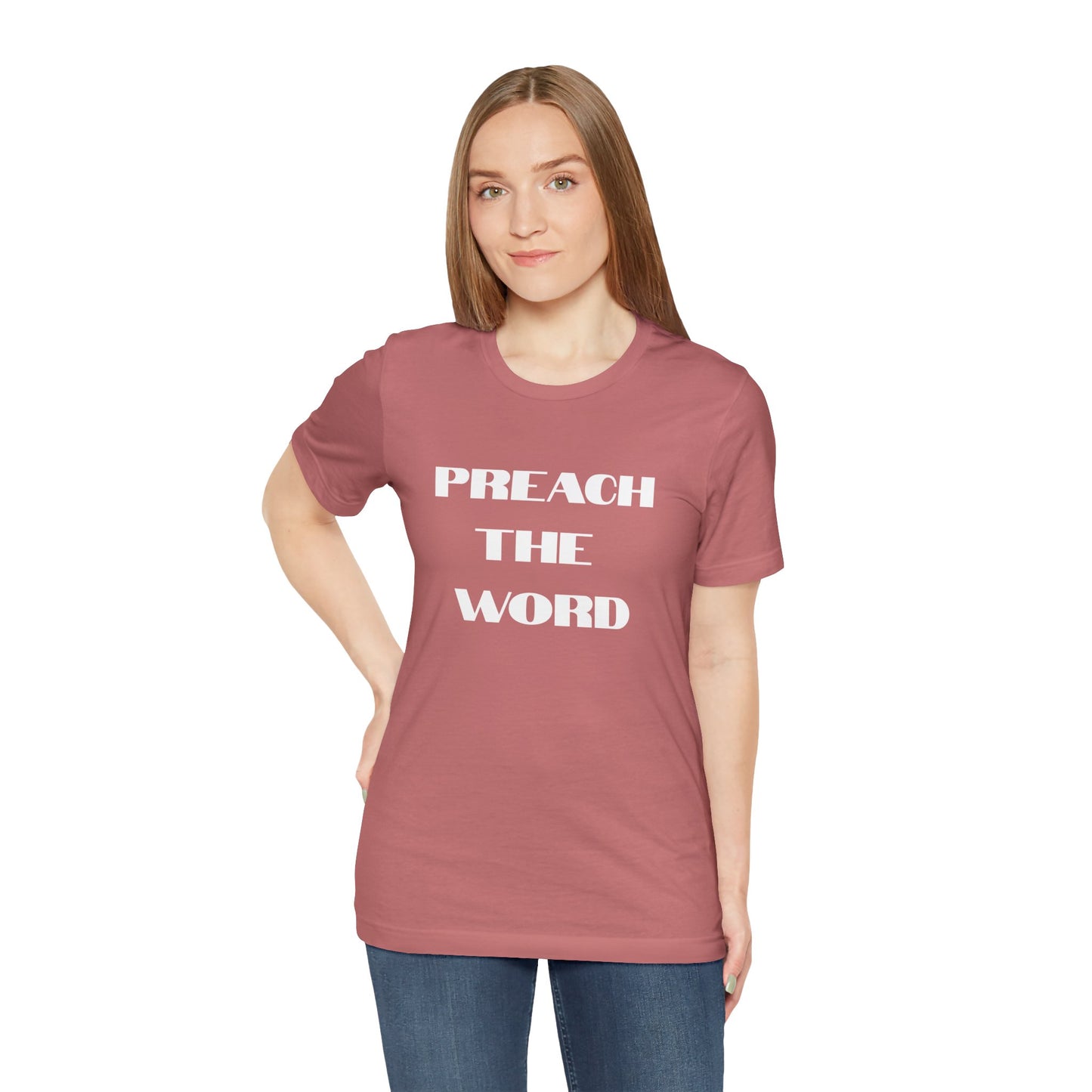 Preach The Hoodie- Unisex Jersey Short Sleeve Tee