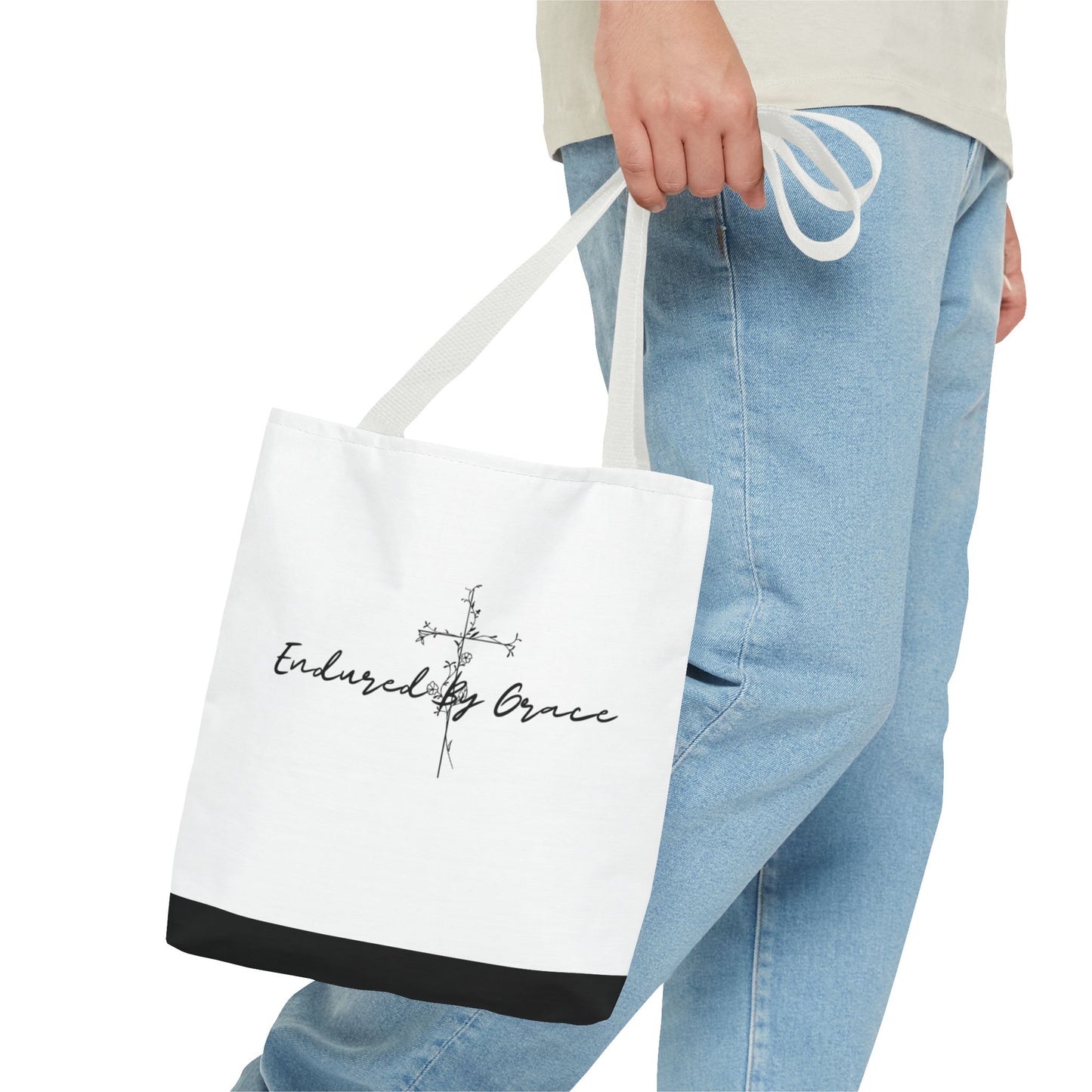 Carried By Grace- Tote Bag