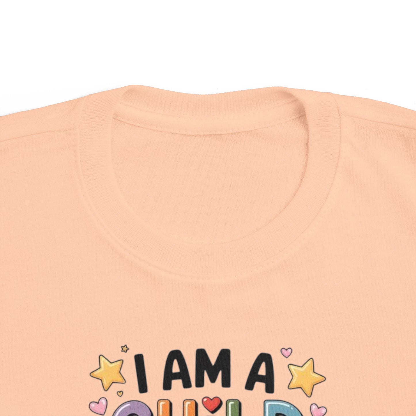 I am a child of God- Toddler's Fine Jersey Tee
