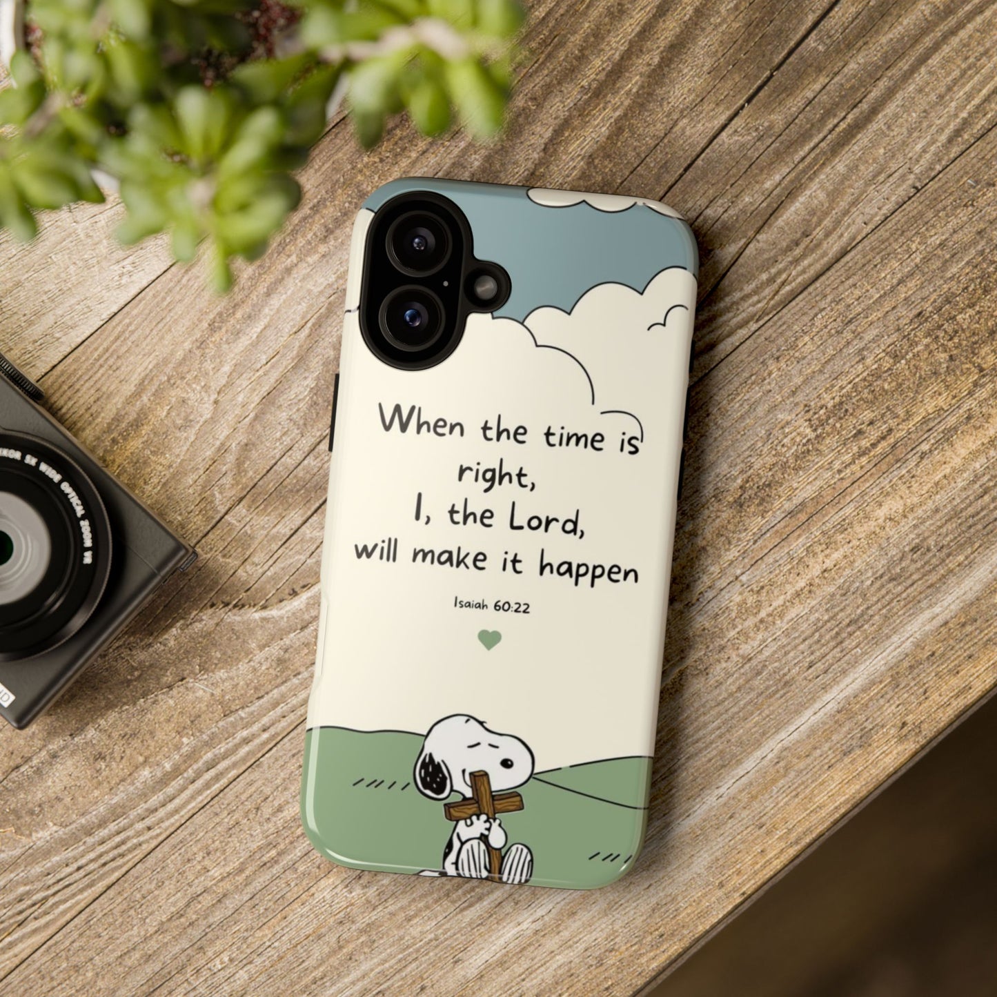 When The Time Is Right- Snoopy Tough Case