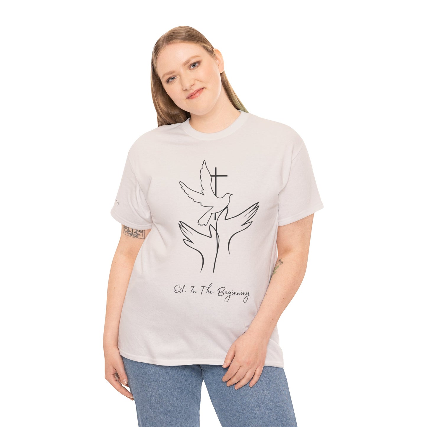 In The Beginning- Unisex Heavy Cotton Tee