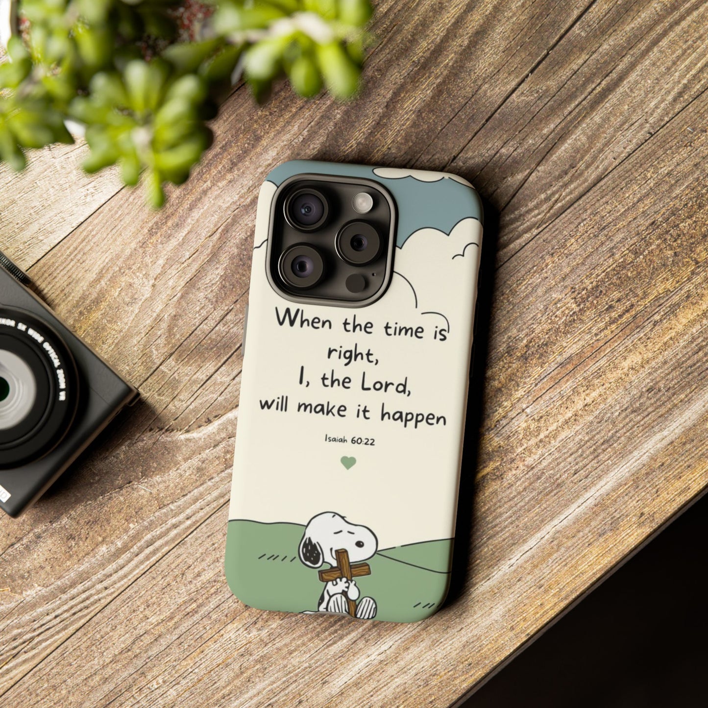 When The Time Is Right- Snoopy Tough Case