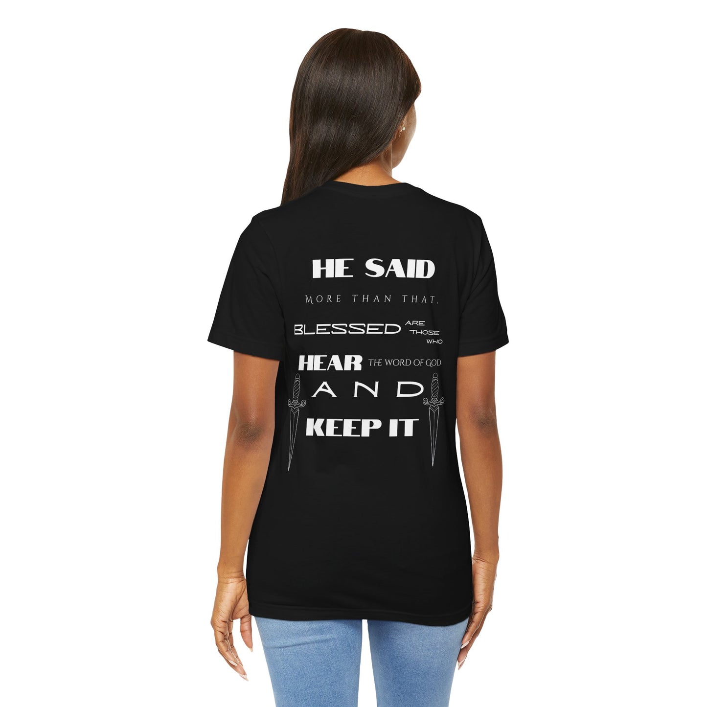 Preach The Hoodie- Unisex Jersey Short Sleeve Tee