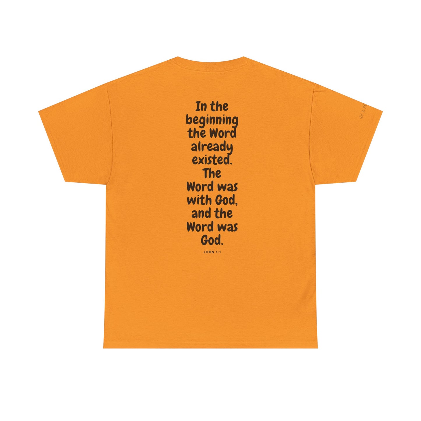 In The Beginning- Unisex Heavy Cotton Tee