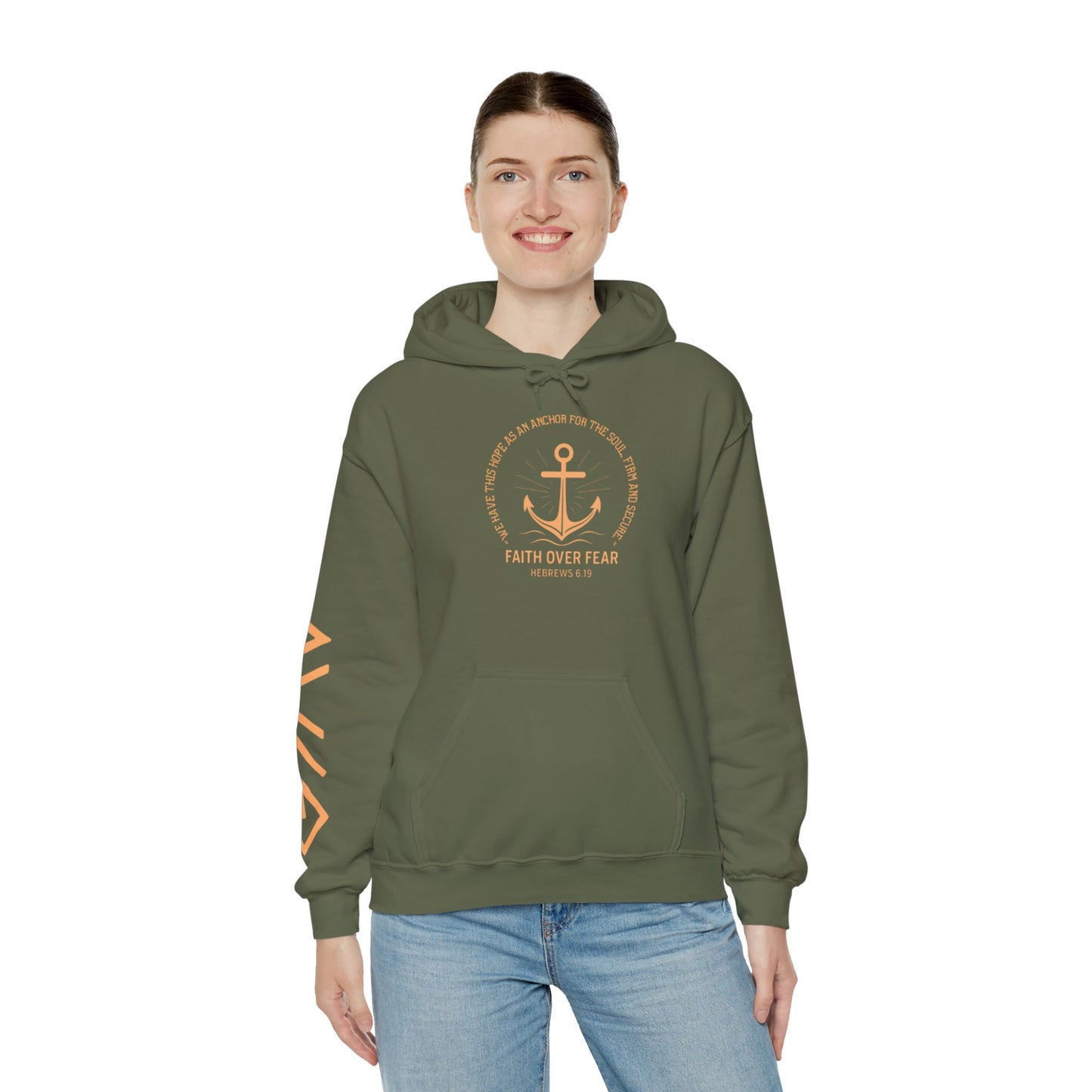 Faith Over Fear- Unisex Heavy Blend™ Hooded Sweatshirt
