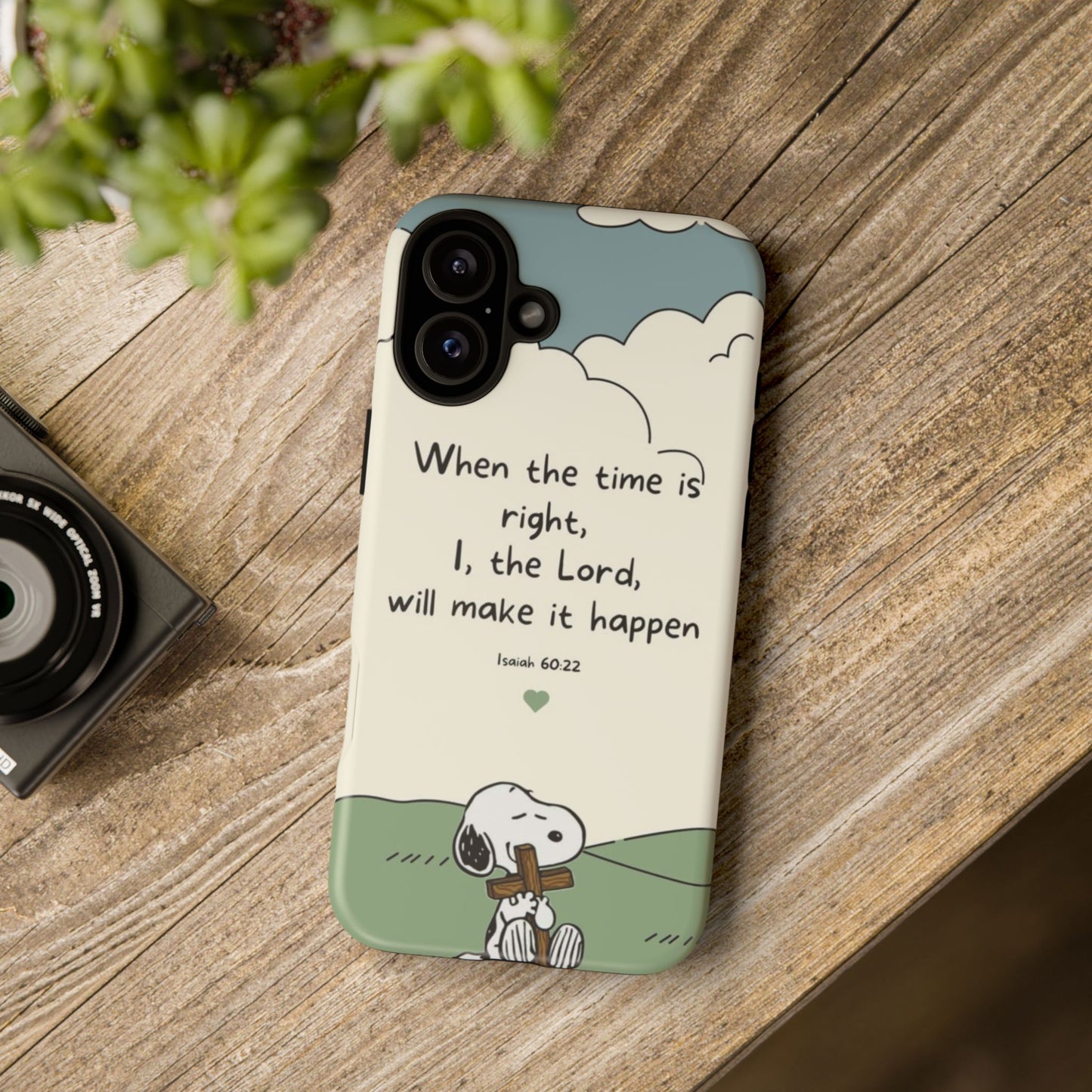 When The Time Is Right- Snoopy Tough Case
