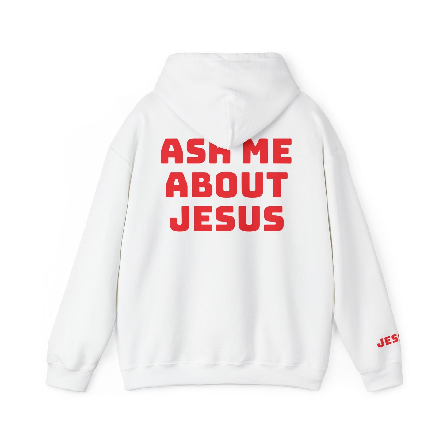Ask About Jesus- Unisex Heavy Blend™ Hooded Sweatshirt