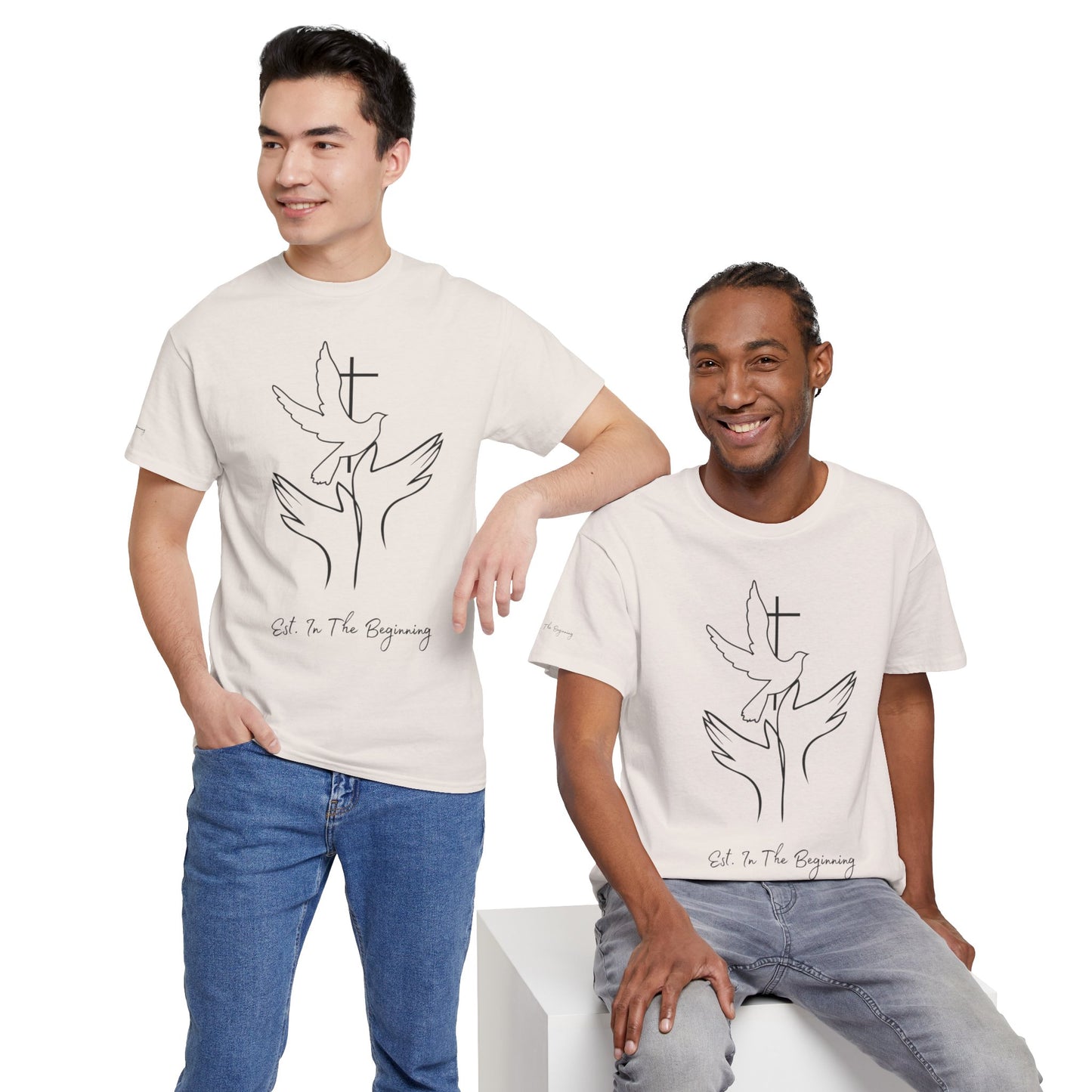 In The Beginning- Unisex Heavy Cotton Tee