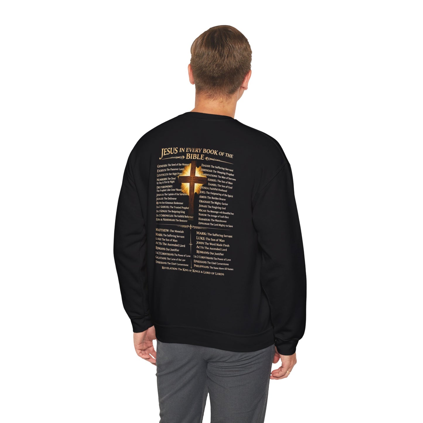 He Is Everywhere- Unisex Heavy Blend™ Crewneck Sweatshirt