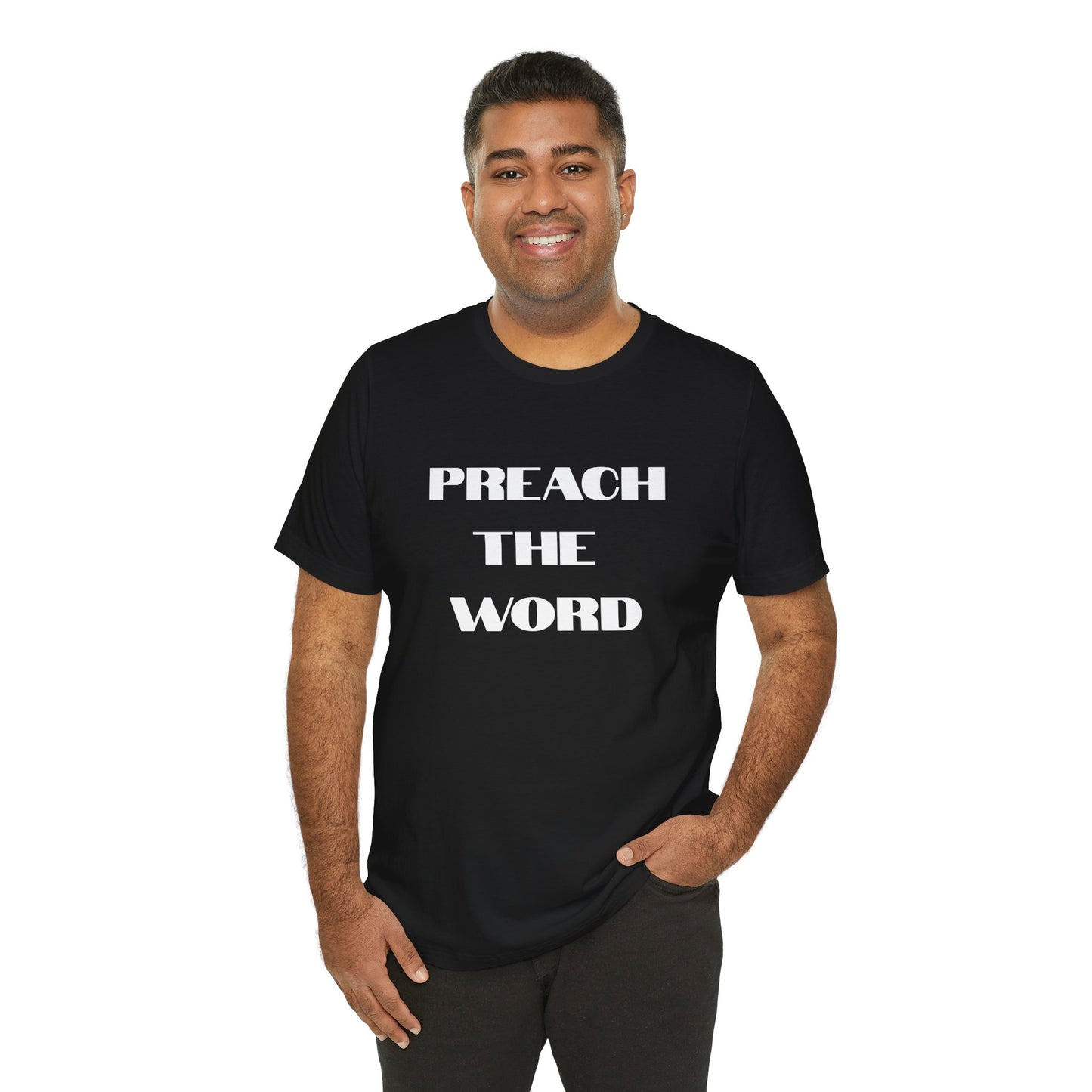 Preach The Hoodie- Unisex Jersey Short Sleeve Tee